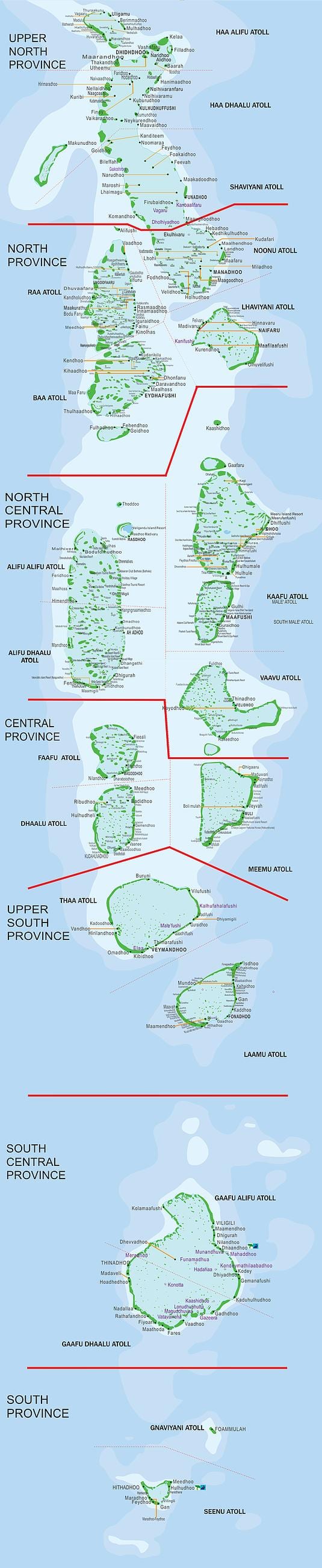 mapa de maldivas ferry